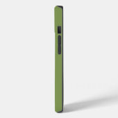 Trendy Moss Green Background Color Case-Mate iPhone Hülle (Rückseite / Links)