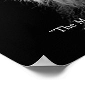 Trendy Motivierend Confidence Lion Inspiration Poster (Ecke)