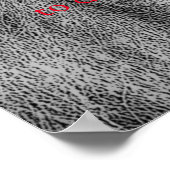 Trendy Motivierend Leadership Lion Poster (Ecke)