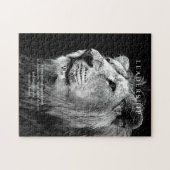 Trendy Motivierend Leadership Lion Puzzle (Horizontal)