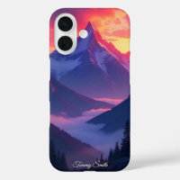 Trendy Mountain Sunset | Landschaftliche Landschaf