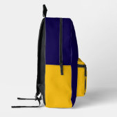 Trendy Multi-Color Design with Reflective Strip Bedruckter Rucksack (Links)