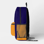 Trendy Multi-Color Design with Reflective Strip Bedruckter Rucksack (Rechts)