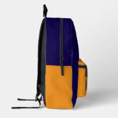 Trendy Multi-Color Design with Reflective Strip Bedruckter Rucksack (Links)