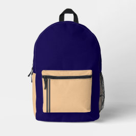 Trendy Multi-Color Design with Reflective Strip Bedruckter Rucksack