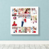 Trendy Multi Foto Collage Leinwanddruck (Insitu (Holzboden))
