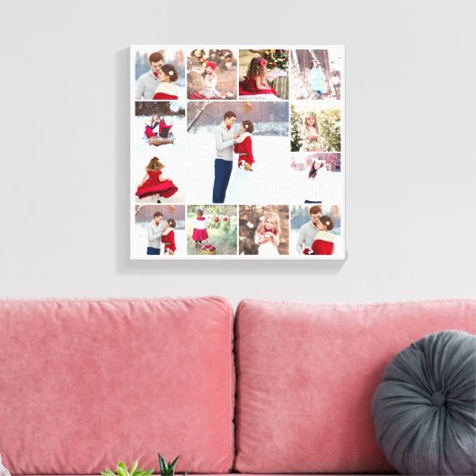 Trendy Multi Foto Collage Leinwanddruck (Insitu (Wohnzimmer))