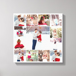 Trendy Multi Foto Collage Leinwanddruck