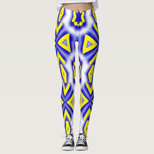 Trendy multicolor classic "Ratti_Creative_Arts" Leggings (Vorderseite)