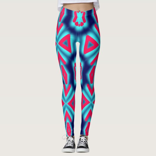 Trendy multicolor classic "Ratti_Creative_Arts" Leggings (Vorderseite)