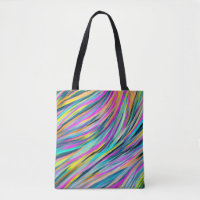 Trendy Multicolor Neon Psychedelic Abstract Design