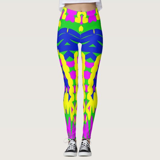Trendy multicolor "Ratti_Creative_Arts" Leggings (Vorderseite)