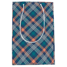 Trendy Multicolor Tartan Mittlere Geschenktüte