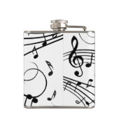 Trendy Music Design Flachmann (Rückseite)