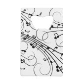 Trendy Music Design Geldbeutel Flaschenöffner (Rückseite)