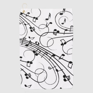 Trendy Music Design Golfhandtuch