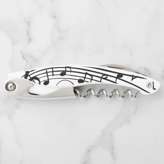 Trendy Music Design Kellnermesser (Vorderseite)