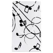 Trendy Music Design Kleine Geschenktüte (Vorderseite)