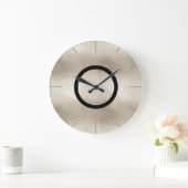 Trendy Music Platinum Record Disk Große Wanduhr (Zuhause)