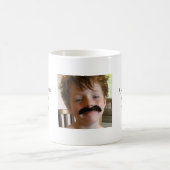 Trendy Mustache Coffee Tasse (Mittel)
