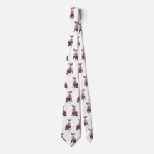 Trendy Muster braun und weiß Pit Bull Hund