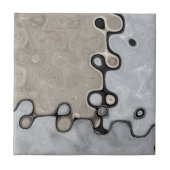 Trendy Mutes Earth Tones Fliese (Vorderseite)