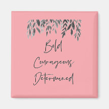 Trendy mutig entschlossen pink