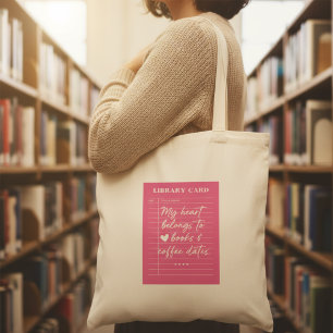 Trendy My Heart gehört zu den Büchern & Kaffeedate Tragetasche