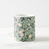 Trendy nahtlose Vintage Blumenmuster. Endlos Kaffeetasse (Mittel)