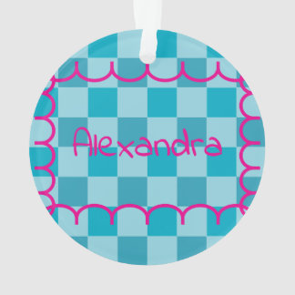 Trendy Name Template Sticker Ornament