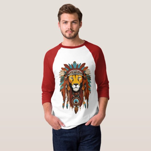 Trendy Native Artistic Expression T - Shirt (Vorne ganz)