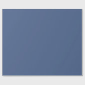 Trendy Natural Blue Wrapping Paper Roll Geschenkpapier (Flach)