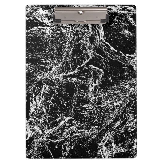 Trendy Nature Abstrakt Klemmbrett (Vorderseite)