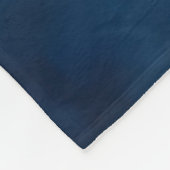 Trendy Navy Blue Gold Marble Collection Fleecedecke (Ecke)