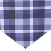 Trendy Navy Kariertes Muster Mittlerer Tischläufer (Ecke)