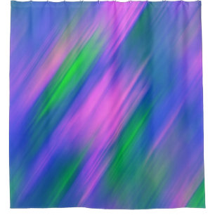 Trendy Neon Bright Blau grün pink Abstrakt Duschvorhang