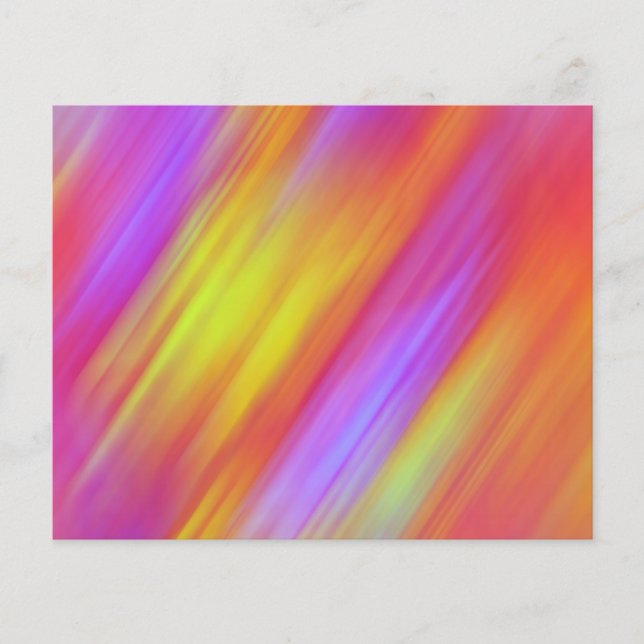 Trendy Neon Bright Red Pink Yellow Abstrakt (Vorderseite)