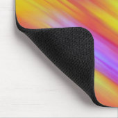 Trendy Neon Bright Red Pink Yellow Abstrakt Mousepad (Ecke)