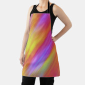 Trendy Neon Bright Red Pink Yellow Abstrakt Schürze (InSitu)