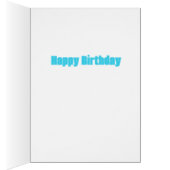 Trendy Neon Cocktail Glass Grußkarte (Innen (Rechts))