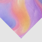 Trendy Neon Pink Blau abstrakte Wellen Seidenpapier (Detail)