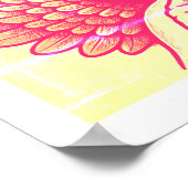 Trendy Newspaper Art Print, Custom Galentines Gift Poster (Ecke)