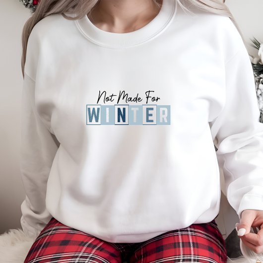 Trendy nicht für Winter Print Sweatshirt