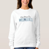 Trendy nicht für Winter Print Sweatshirt (Vorderseite)