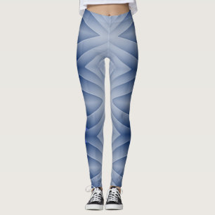 Trendy niedlich blue "Ratti_Creative_Arts" Legging Leggings