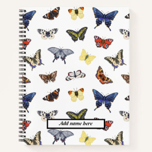 Trendy Niedlich Butterfly-Muster - benutzerdefinie Notizblock