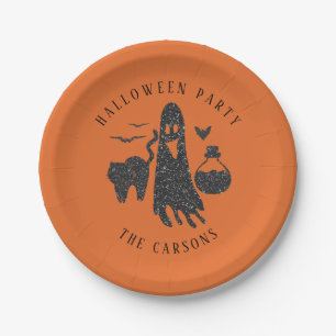 Trendy Niedlich Cat Ghost Gift Flaschen Fledermäus Pappteller