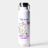 Trendy niedlich cat trinkflasche (Vorne)