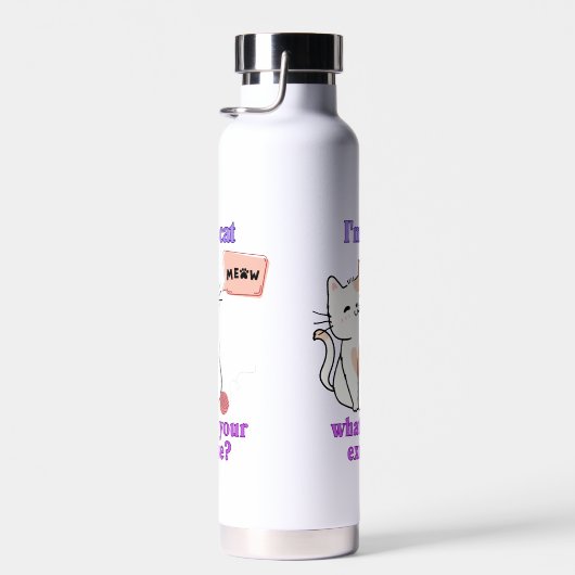 Trendy niedlich cat trinkflasche (Rechts)