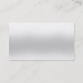 Trendy Niedlich Chic Schlichte Anwaltskarte Visitenkarte (Rückseite)